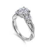 14K White Gold Engagement Ring ER16196R6W44JJ