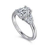 14K White Gold Engagement Ring ER16202O6W43JJ