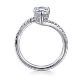 14K White Gold Engagement Ring ER16320P6W44JJ