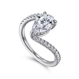 14K White Gold Engagement Ring ER16320P6W44JJ