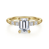 14K White Gold Engagement Ring ER16423E6W44JJ