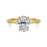 14K Yellow Gold Engagement Ring ER16431R6Y44JJ