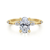 14K Yellow Gold Engagement Ring ER16432R6Y43JJ