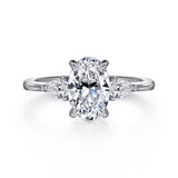 14K Yellow Gold, 14K White Gold Engagement Ring ER16437O6M44JJ