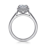 14K White Gold Engagement Ring ER16470R8W44JJ