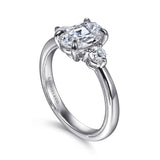 14K White Gold Engagement Ring ER16475O6W44JJ