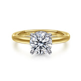 14K Yellow Gold, 14K White Gold Engagement Ring ER16476O8M44JJ