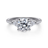 14K White Gold Engagement Ring ER16486R6W44JJ