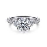 14K White Gold Engagement Ring ER16487R6W44JJ
