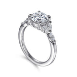 14K White Gold Engagement Ring ER16495R6W43JJ