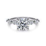 14K White Gold Engagement Ring ER16498R6W44JJ