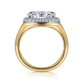 14K Yellow Gold, 14K White Gold Engagement Ring ER16519O8M44JJ