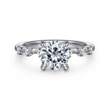 14K White Gold Engagement Ring ER16530R6W44JJ