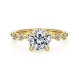 14K White Gold Engagement Ring ER16530R6W44JJ