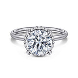14K White Gold Engagement Ring ER16565R4W44JJ