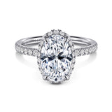 14K White Gold Engagement Ring ER16566R6W44JJ