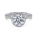14K White Gold Engagement Ring ER16566R6W44JJ