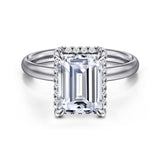 14K White Gold Engagement Ring ER16567R8W44JJ