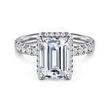 14K White Gold Engagement Ring ER16568R8W44JJ