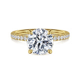 14K White Gold Engagement Ring ER16570O6W44JJ
