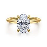 14K Yellow Gold Engagement Ring ER16619O8Y44JJ