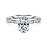 14K White Gold Engagement Ring ER16620R8W44JJ