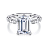 14K White Gold Engagement Ring ER16621R12W44JJ