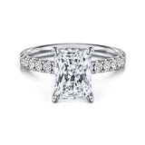 14K White Gold Engagement Ring ER16621R12W44JJ
