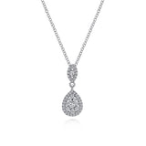 14K White Gold Necklace NK3838W45JJ
