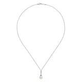 14K White Gold Necklace NK4499W45PL