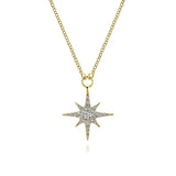 14K White Gold Necklace NK4847Y45JJ