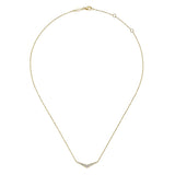 14K White Gold Necklace NK5568Y45JJ