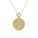 14K White Gold Necklace NK5688Y45JJ