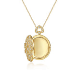 14K White Gold Necklace NK5688Y45JJ
