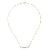 14K Yellow Gold, 14K White Gold Necklace NK5830M45JJ