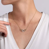 14K Yellow Gold, 14K White Gold Necklace NK5847M45JJ
