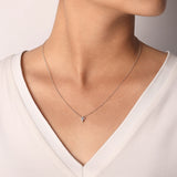 14K White Gold Necklace NK6107W45JJ