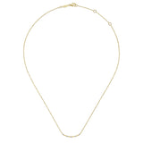 14K White Gold Necklace NK6137Y45JJ