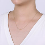 14K White Gold Necklace NK6137Y45JJ