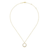 14K White Gold Necklace NK6214Y45JJ