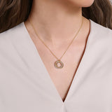 14K Yellow Gold, 14K White Gold Necklace NK6455M45JJ