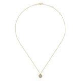 14K Yellow Gold, 14K White Gold Necklace NK6497M45JJ