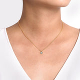 14K Yellow Gold, 14K White Gold Necklace NK6497M45JJ