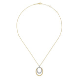 14K Yellow Gold, 14K White Gold Necklace NK6621M45JJ