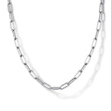 Sterling Silver (925) Necklace NK6768-26SVJJJ