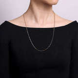 14K White Gold Necklace NK6768H-24Y4JJJ