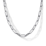 Sterling Silver (925) Necklace NK6769-17SVJJJ