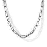 Sterling Silver (925) Necklace NK6769-32SVJJJ