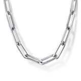 Sterling Silver (925) Necklace NK6820-17SVJJJ