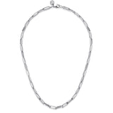 Sterling Silver (925) Necklace NK6820-18SVJJJ